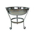 thumbnail image 2 of Oakland Living 20" Stainless Steel Ice Bucket and Stand in Antique Pewter, 2 of 4