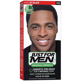 Just For Men Hair Color 60 Jet Black 1 Each Pack Of 4 Walmart Com