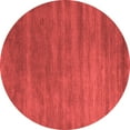 thumbnail image 1 of Ahgly Company Indoor Round Abstract Red Contemporary Area Rugs, 8' Round, 1 of 4