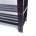 thumbnail image 5 of Sesslife 3 Tier Bamboo Shoe Bench, Entryway Bench Shoe Rack Organizer for Bedroom Living Room Hallway, Loads up to 551LBS, Coffee, 5 of 7