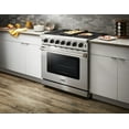 thumbnail image 4 of THOR 36-Inch Gas Range, 6 Burners - Stainless Steel (LRG3601U), 4 of 9
