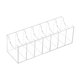 thumbnail image 1 of Organizador de cinturón de acrílico transparente con múltiples compartimentos para joyas, pulseras y corbatas., 1 of 7