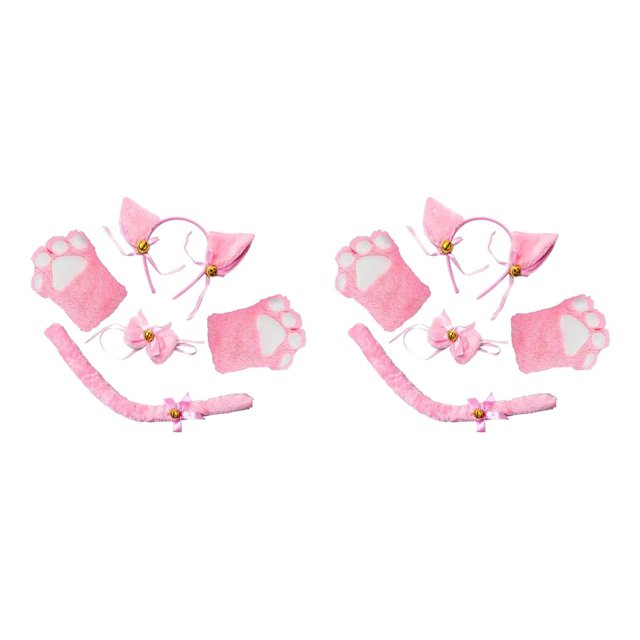 Minnieouse Anime Cat Costume Cosplay Animal Accessories Fancy Party Dress Headband Ears Type1