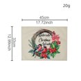 thumbnail image 3 of Xuniizn Christmas Placemats Set - Double Sided Holiday Table Mats for Dining, Non-Slip Heat Resistant Christmas Decorations for Home, Christmas Table Decorations, 3 of 3
