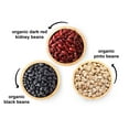 thumbnail image 2 of Organic Dry Beans Bundle, 3 Pack – Black Beans (5 LB), Pinto Beans (5 LB), Dark Red Kidney Beans (5 LB), Non-GMO, Kosher, 2 of 6