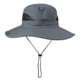 thumbnail image 3 of Sombrero de mujer para primavera y verano, para exteriores, parasol, protección para el cuello, sombrero de pescador, sombrero de escalada, sombrero de lavabo de malla transpirable,, 3 of 4