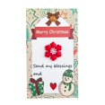thumbnail image 1 of Tarjeta de abrazos de bolsillo navideña TQEHS con Tarjeta de felicitación de Papá Noel, 1 of 6