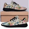 thumbnail image 3 of Hello Spring Flowers Shoes Sneakers for Women Men Black Size 7, 3 of 7