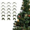 thumbnail image 1 of Dvkptbk Velvet Bow Christmas Velvet Ribbon Handmade DIY Mini Bow Christmas Tree Ornaments Christmas Decorations Hanging Decor Holiday Products Christmas Decorations, 1 of 6