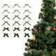 thumbnail image 1 of Cinta De Terciopelo Navidea Hecha a Mano, Mini Lazo Para Rbol De Navidad, 8, 9 X 5 Cm, Forma De Lazo, Para Decoracin Del Hogar Y La Oficina, Paquete De 12, Color Rojo., UKHBMC, 1 of 8