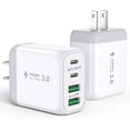 thumbnail image 1 of Cargador USB C GASREKV de 40 W y 4 puertos, doble PD y QC Fast, 1 of 7
