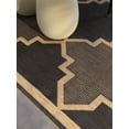 thumbnail image 6 of Furnish My Place Outdoor Trellis Diamond Rug - 2 ft. x 3 ft., Charcoal, 6 of 6