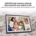 thumbnail image 4 of 10 Inch Digital Photo Frame with Touch Screen HD Display Remote Sharing and Weather Forecast, 4 of 7