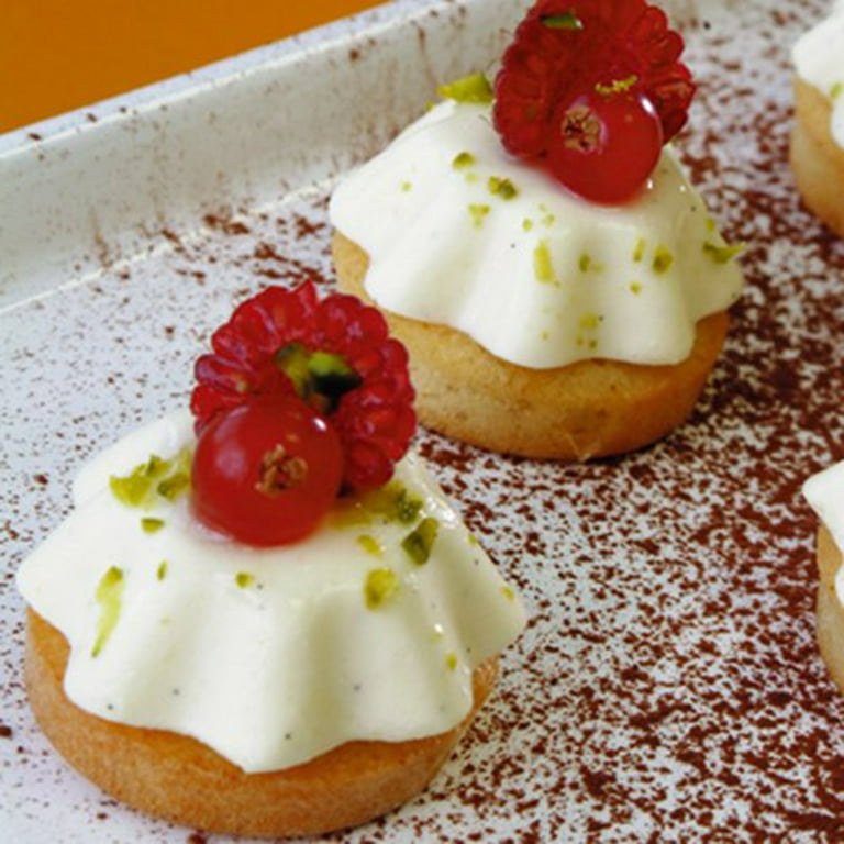 Demarle Flexipan, Fluted Tartlet 0.4 Oz (11 ml), 40 Cavities