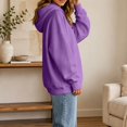 thumbnail image 6 of cocolona Oversized Hoodies for Women Long Sleeve Pullover Solid Color Sweatshirts Casual Hooded Fall Trendy Outfits, 6 of 7