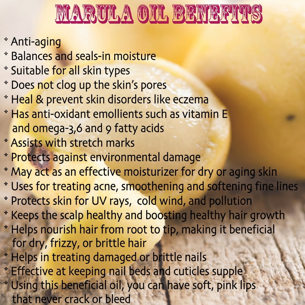 Marula Oil Refined Organic Carrier Cold Pressed 100% Pure Natural HEALTH & BEAUTY 24 oz