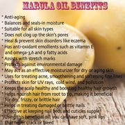 Marula Oil Refined Organic Carrier Cold Pressed 100% Pure Natural HEALTH & BEAUTY 8 oz