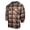 Charcoal/Khaki/Black, variant on Men's Hoodie Heavy Plaid Fleece Full Zip Up Long Sleeve Warm Hooded Jacket, Brown/Black/Grey, L