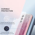 thumbnail image 6 of Dteck for Samsung Galaxy S24 Case with Screen Protector+Camera Protector, MIL-Grade Drop Protection Stylish Pattern Slim Shockproof Phone Cover for Galaxy S24,Pink, 6 of 10