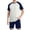 Light Gray, variant on JULMCOMO Men's Pajamas Set Color Block Crew Neck Short Sleeve Soft Comfy Loungewear Set Elastic Waisted Wide Leg Casual Shorts with Pockets Earthy Yellow L