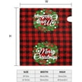thumbnail image 3 of Merry Christmas Mailbox Covers Magnetic Standard Size 18 X 21 Winter Xmas Wreath Red Buffalo Plaid Mailbox Cover Holiday Decorations Mailbox Wrap Post Letter Box Cover Decor for Home Outdoor Garden, 3 of 6