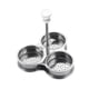 thumbnail image 3 of Escalfador de huevos de acero inoxidable, repuesto para 3 huevos escalfados, ideal para , cocina doméstica, sartén de alta eficiencia., 3 of 9