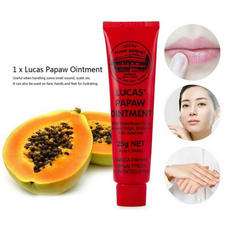 1PC 25g Face Care Lucas Papaw Ointment Multifunctional Hydrating Lip Balm 