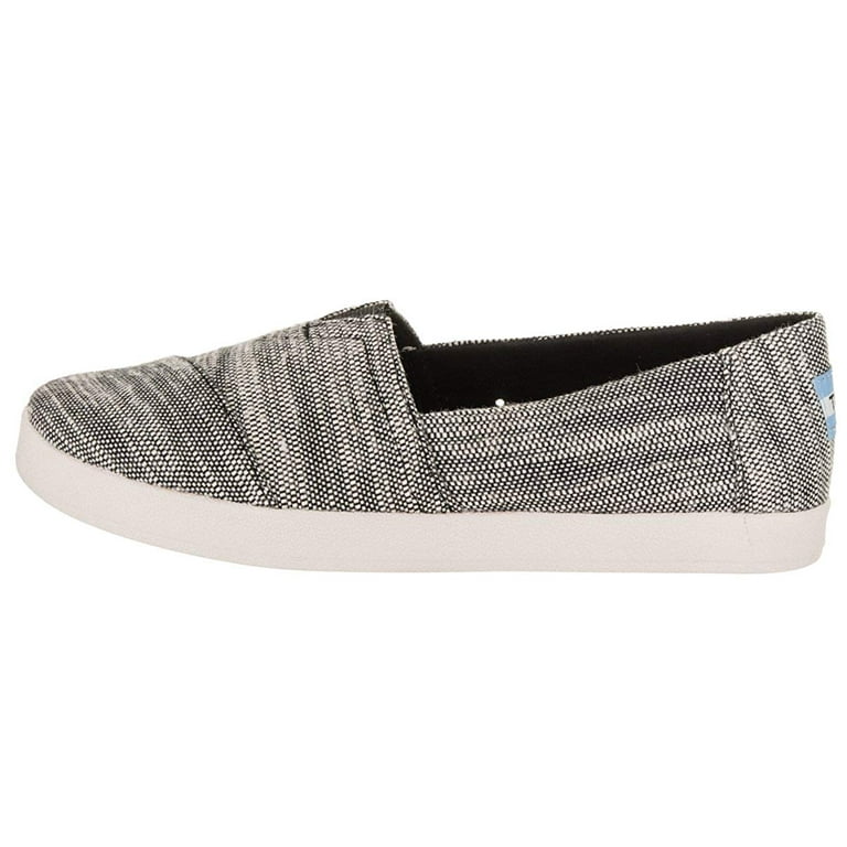 Toms avalon black 2025 slubby cotton