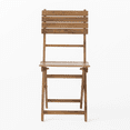 thumbnail image 5 of Tcbosik 2 Pack Folding Dining Chairs for Outdoor, Portable Acacia Wood Chair, Bistro Chair for Garden, Patio, Deck, Backyard, Natural, 5 of 9