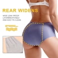 thumbnail image 2 of Pantalones fisiológicos a prueba de fugas, cintura media alta, transpirables, con agujeros, ropa interior de mujer de talla grande antes y después de la menstruación, 2 of 6