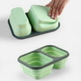 thumbnail image 6 of Sunjoy Tech Silicone Collapsible Lunch Box Large Capacity Microwave Safe BPA Free Odorless Compartment Lunch Box, 6 of 7