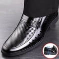 thumbnail image 2 of XIHAHA, zapatos informales de cuero de alta calidad para hombre, zapatos náuticos cómodos sin cordones a la moda para hombre, nuevos mocasines de primavera, calzado para hombre, 2 of 5