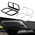 thumbnail image 3 of Car Rear Tail Pipe Cover Trim For Land-Rover For Range-Rover Velar 2017-2021 Stainless Accessories, 3 of 7