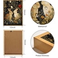thumbnail image 3 of Hieng William Morris Wall Hieng Forest Animal Canvas Prints Wall Hieng Sets Farmhouse Living Room Decor Fox Rabbit Eagle Gothic Vintage Botanical Floral Oil Painting Pictures, 3 of 6