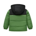 thumbnail image 3 of Kiijoy Down Coat for Boys Color Block Zip Up Hooded Padded Jacket Winter Casual Outerwear, 3 of 3