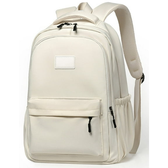 Ludolm Lightweight Backpack for Women Men, Laptop Travel Casual Daypack College Secondary Bags Waterproof Bookbag Simple Backpack Aesthetic Cute Backpack