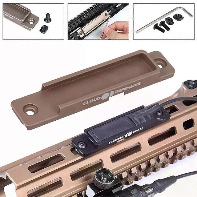 Tactical Pressure Pad Switch Light Mount Metal Flashlight Card Slot M300/M600 Hunting Mlok Keymod SF Port DBAL-A2 Switch