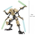 thumbnail image 2 of Delicada figura del General Grievou de Star Wars, juguete de acción para niños con bloques de construcción de 32 cm., 2 of 3