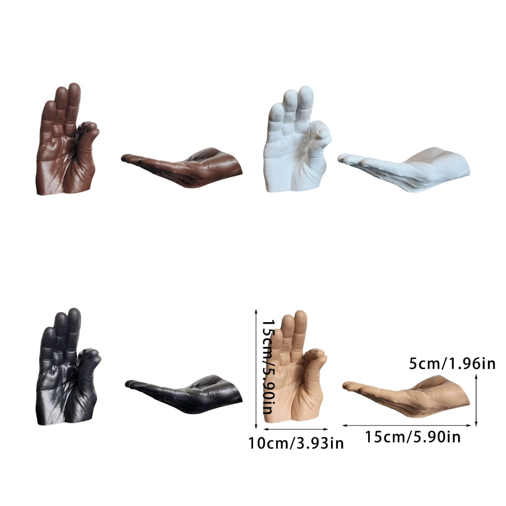 WINDLAND Serenes Meditations Hand Incenses Stick Holder with Ashes Catchers Incenses Stick Burners for Relaxation Home Decoration