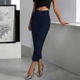 thumbnail image 5 of Summer Capri Pants,Capris for Women Trendy High Waisted Loose Straight Leg Stretchy Capri Cropped Pants with Pockets, 5 of 6
