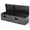 Black base silver, variant on Heavy Duty Steel Truck Bed Tool Box, 48 x 16 x 14 Inch Lockable Trailer Tongue Box with Side Handles, Weather-Resistant Storage Chest for Pickup Truck, RV, Trailer