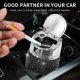 thumbnail image 3 of Cenicero portátil para coche sin humo con portavasos cilíndrico negro, 3 of 5