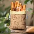 thumbnail image 3 of 2 Pack Reusable Beeswax Bread Bags for Homemade Bread Sourdough, 17"×13" XL Cotton Beeswax Bags, Freezer Safe Storage Container, Keep Loaf Fresh for Gift Giving, 3 of 9