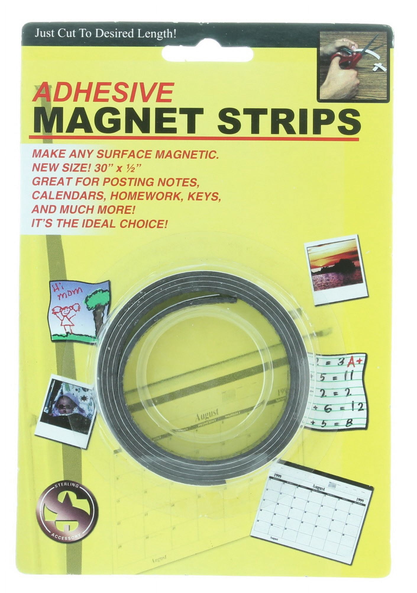 Adhesive Magnet Strips (Available in a pack of 24)