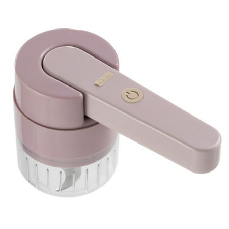 

Mightlink 1 Set Garlic Masher with Cleaning Brush 3 Layers Blades 6-in-1 Handheld Electric Vegetable Ginger Masher Kitchen Tool for Daily Life