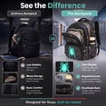 thumbnail image 4 of Boys School Backpack for Grades 3-8, Glow in The Dark Bookbag with Water-Repellent, Breathable School Bag for Kids, 4 of 10