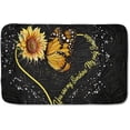 thumbnail image 1 of My Sunshine Sunflower Rug for Kids Room, Indoor Floor Doormat for Home Decorate Small Non Slip Soft Bathroom Rug, 1 of 6