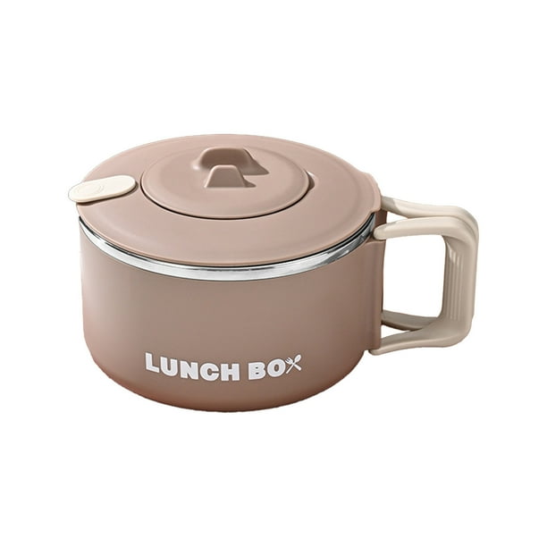 Pisexur Batería de cocina Fiambrera de acero inoxidable, lonchera bento para adultos y estudiantes, lonchera reutilizable, lonchera térmica con soporte para teléfono. para la cocina del hogar
