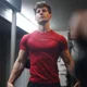 thumbnail image 4 of Camisa De Entrenamiento Muy Elástica De Manga Corta, Casual,, 4 of 8