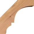 thumbnail image 3 of 3 1/2"W x 6"D x 6"H Balboa Smooth Knee Brace, Western Red Cedar, 3 of 4